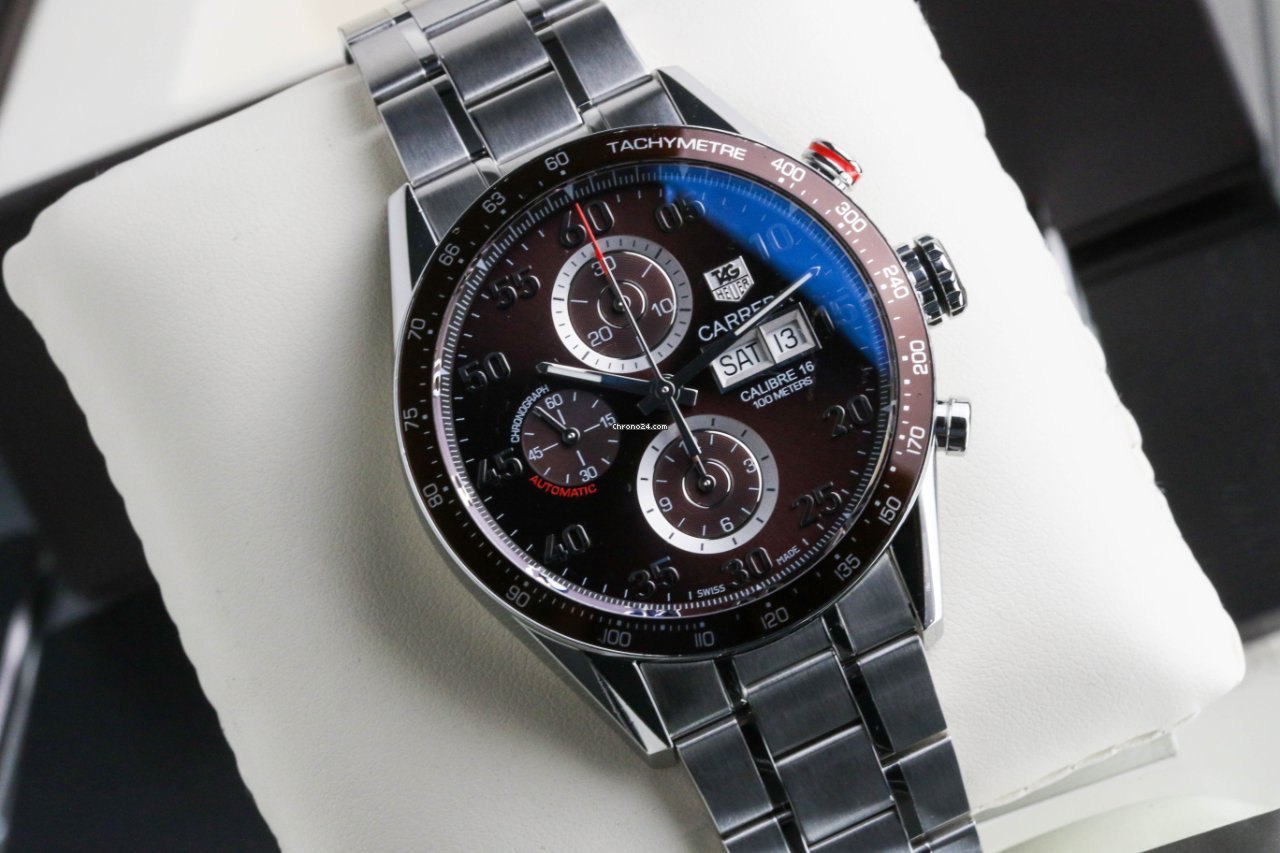 TAG Heuer Carrera Calibre 16 Mens watch Unisex Automatic Steel CV2A12 Replica 7