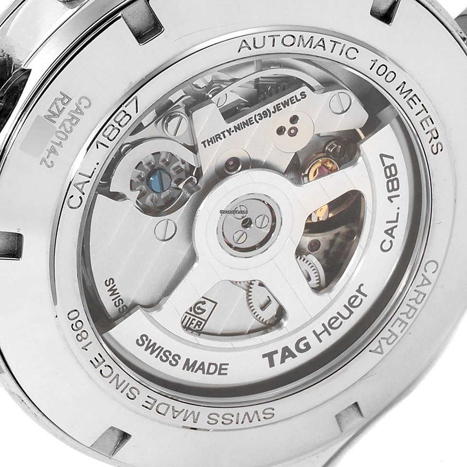 IMG_9081 TAG Heuer Carrera Calibre 1887 Mens watch Unisex Automatic Steel CAR2014.BA0796 Replica 7