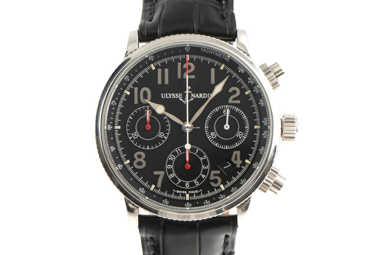 Ulysse Nardin Marine Chronograph Mens watch Unisex Automatic Steel 353-22 Replica 7