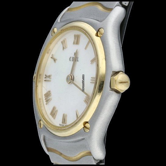 IMG_9081 Ebel Sportwave Womens watch Quartz Gold Steel 1090121 Replica 7