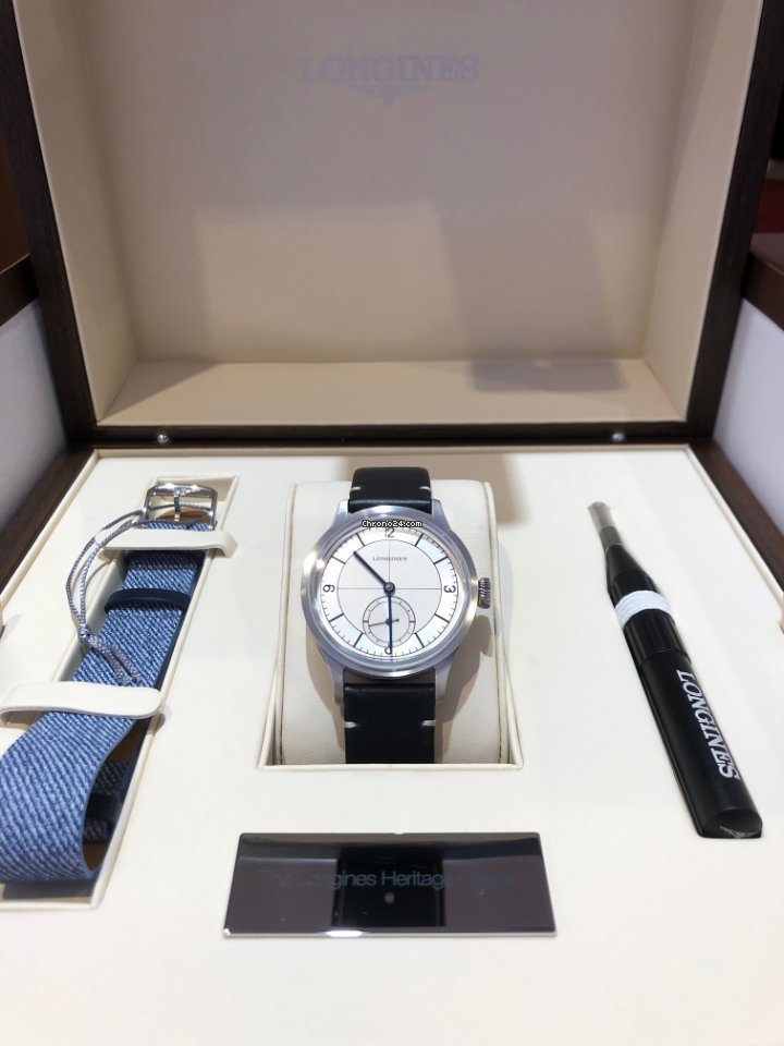 Longines Heritage Mens watch Unisex Automatic Steel L2.828.4.73.0 Replica 7