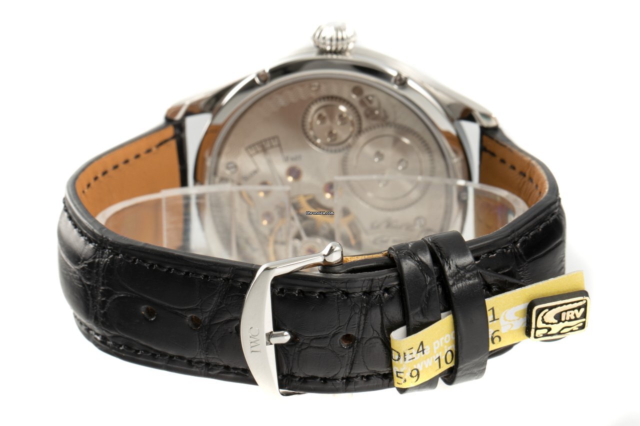 IMG_9081 IWC Portuguese Hand-Wound Mens watch Unisex Manual winding Steel 5442 Replica 7