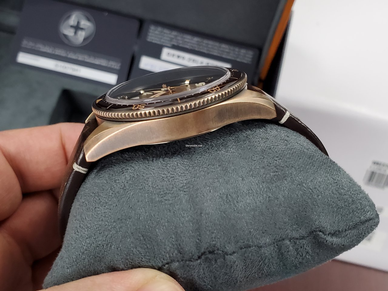 IMG_9081 TAG Heuer Autavia Mens watch Unisex Automatic Bronze WBE5191.FC8276 Replica 7