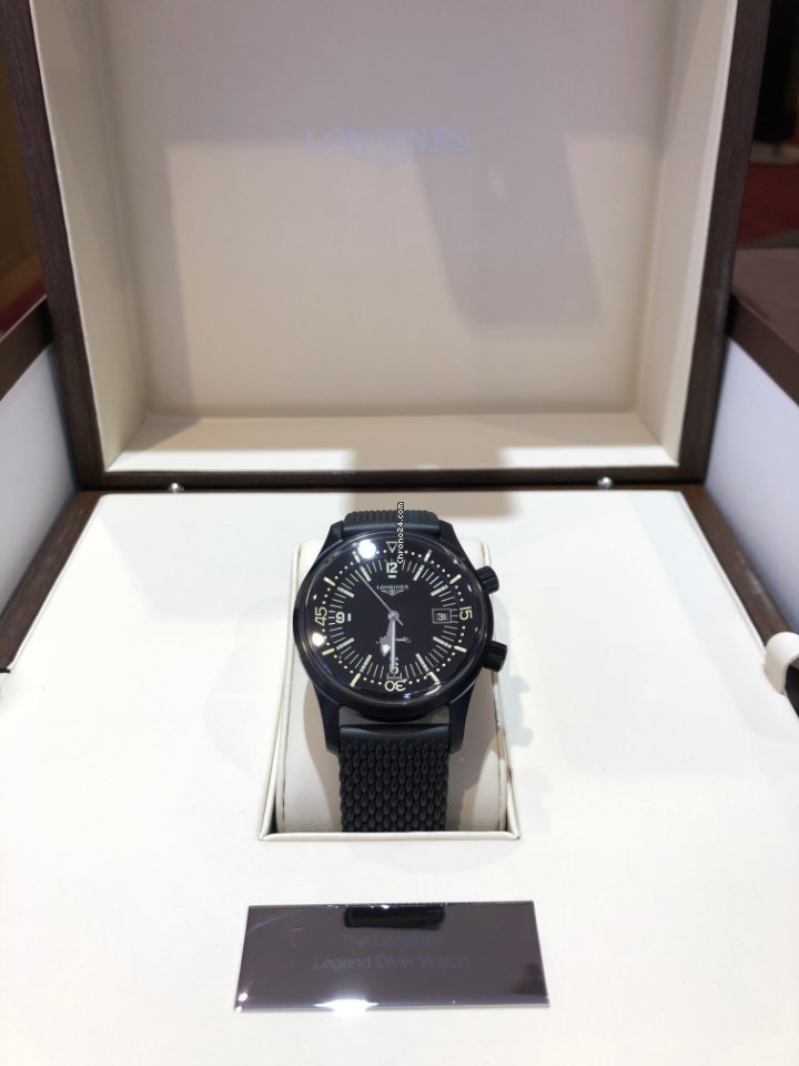 IMG_9081 Longines Legend Diver Mens watch Unisex Automatic Steel L37742509 Replica 7