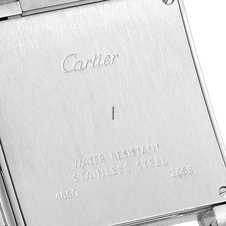 IMG_9081 Cartier Tank Francaise Mens watch Unisex Quartz W51024Q3 Replica 7