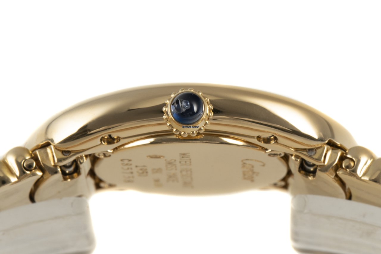 IMG_9081 Cartier Baignoire Womens watch Quartz Yellow gold 1950 Replica 7
