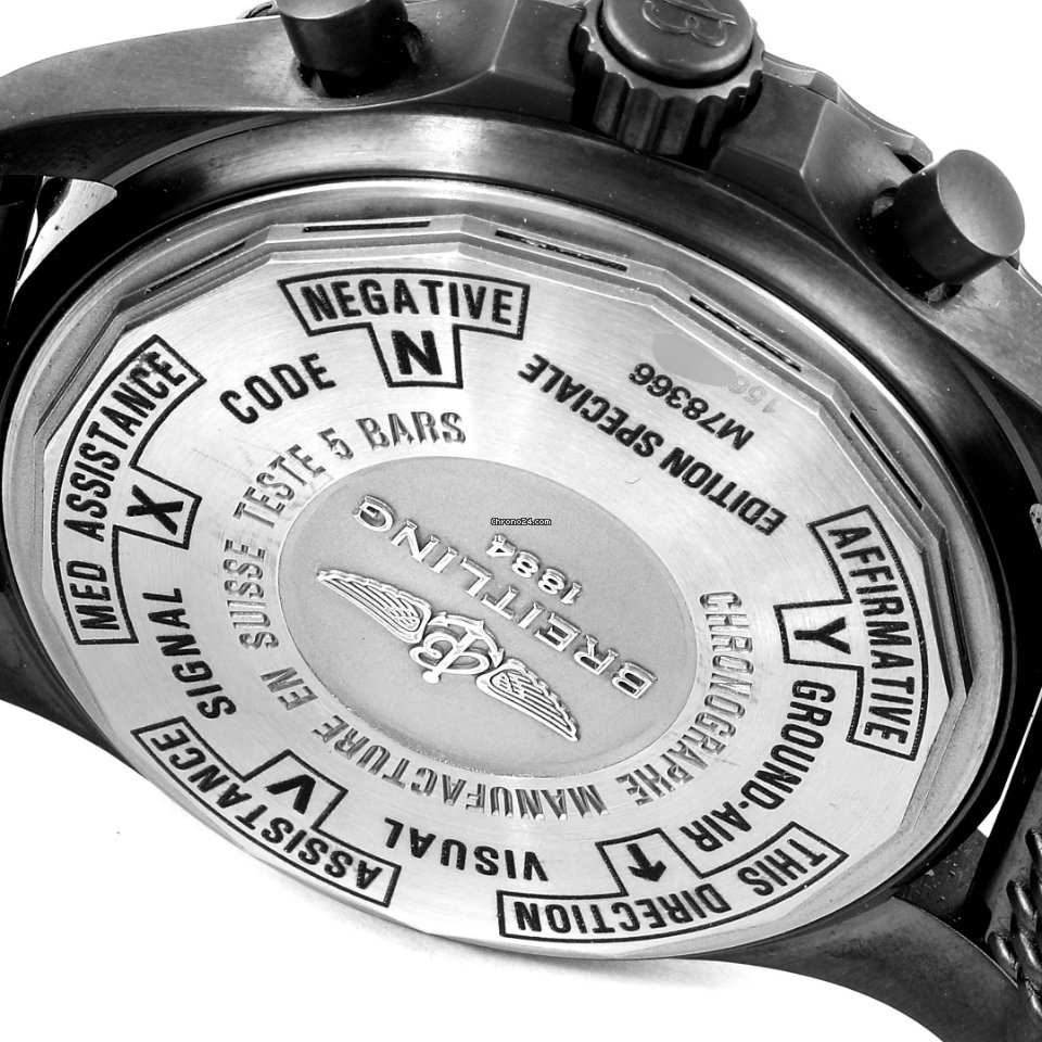 IMG_9081 Breitling Chronospace Military Mens watch Unisex Quartz Steel M78366 Replica 7