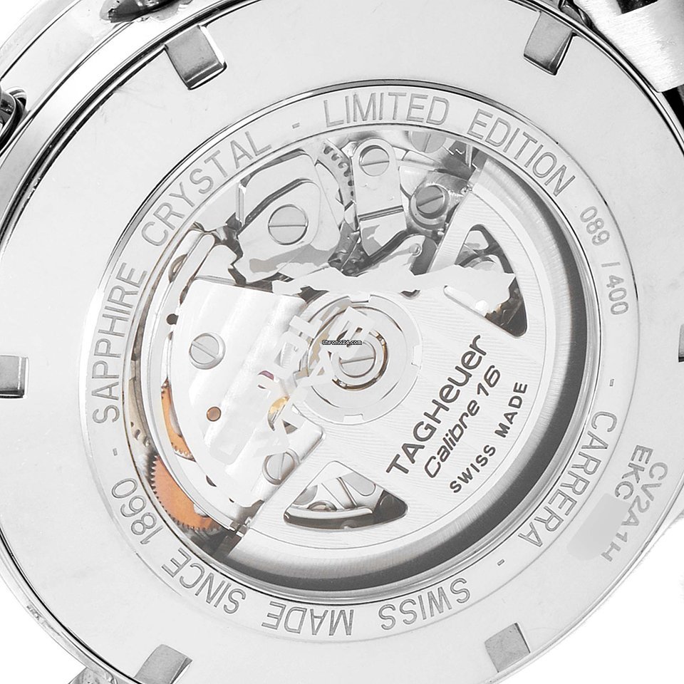 IMG_9081 TAG Heuer Carrera Calibre 16 Mens watch Unisex Automatic Steel CV2A1H Replica 7