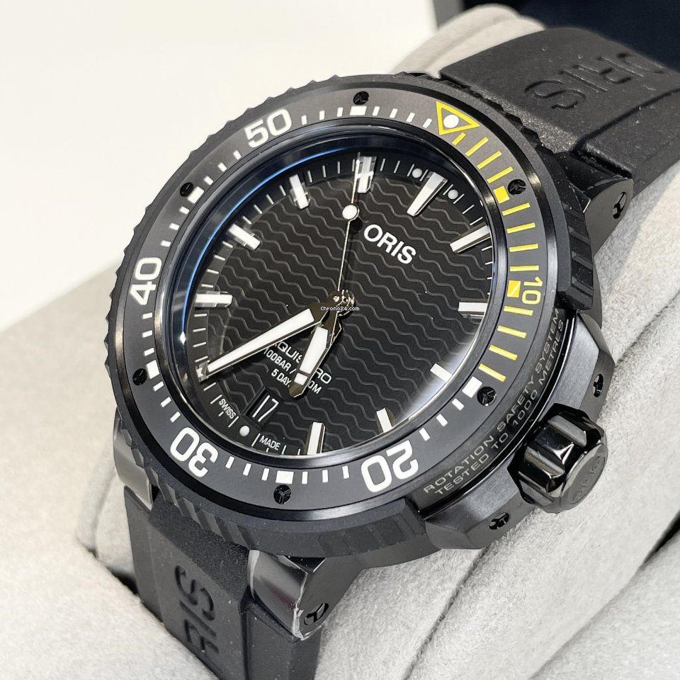 Oris Aquis Date Mens watch Unisex Automatic Titanium 01 400 7767 7754-07 426 64BTEB Replica 7