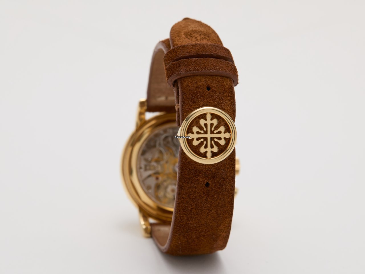 IMG_9081 Patek Philippe Perpetual Calendar Chronograph Yellow gold 3970EJ Replica 7