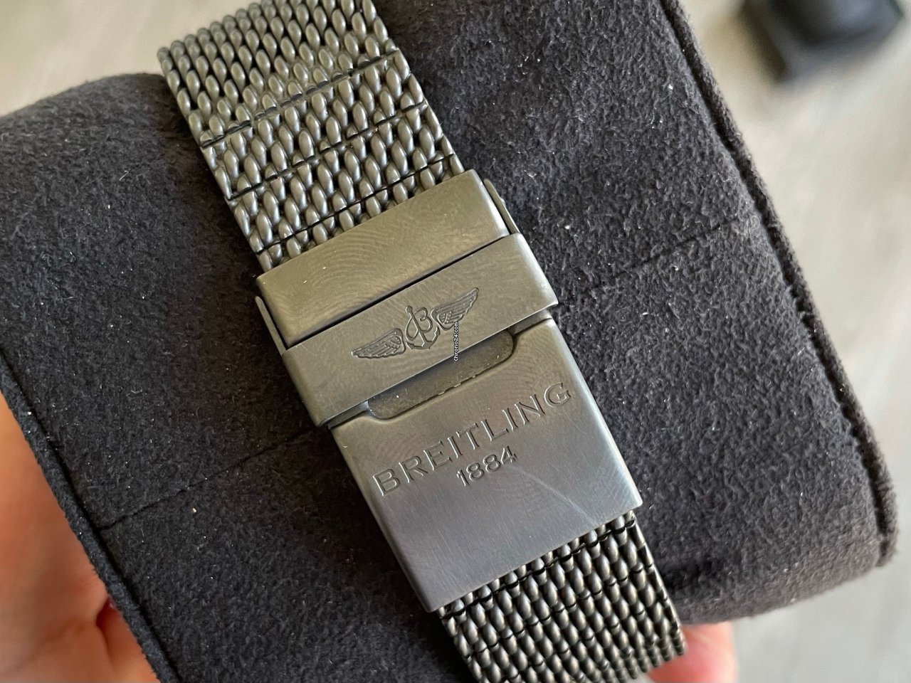 IMG_9081 Breitling Transocean Unitime Pilot Mens watch Unisex Automatic Steel MB0510U6 BC80 Replica 7