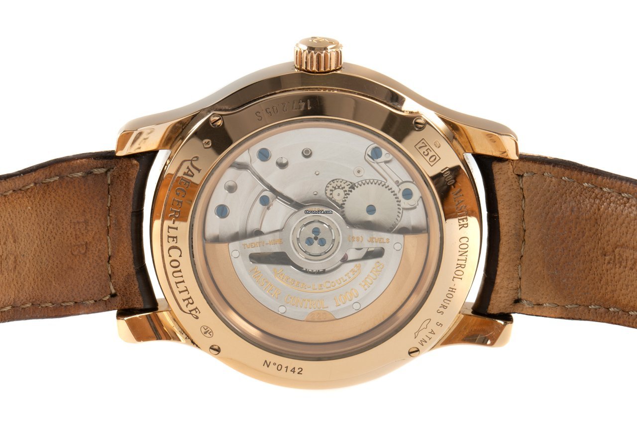 IMG_9081 Jaeger-LeCoultre Master Hometime Mens watch Unisex Automatic Yellow gold 147.2.05.S Replica 7