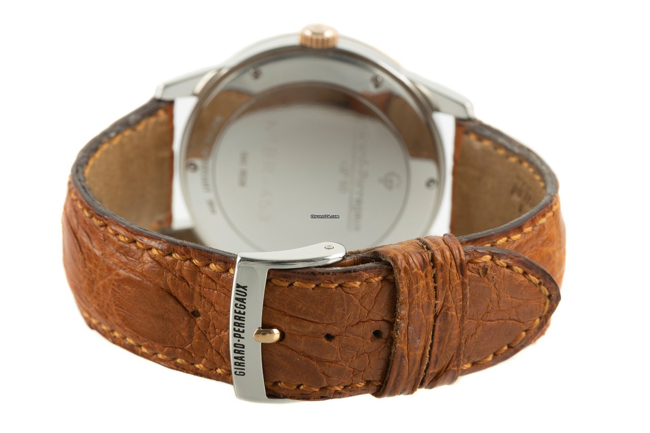 Girard Perregaux Mens watch Unisex Automatic Gold Steel 1020 Replica 7