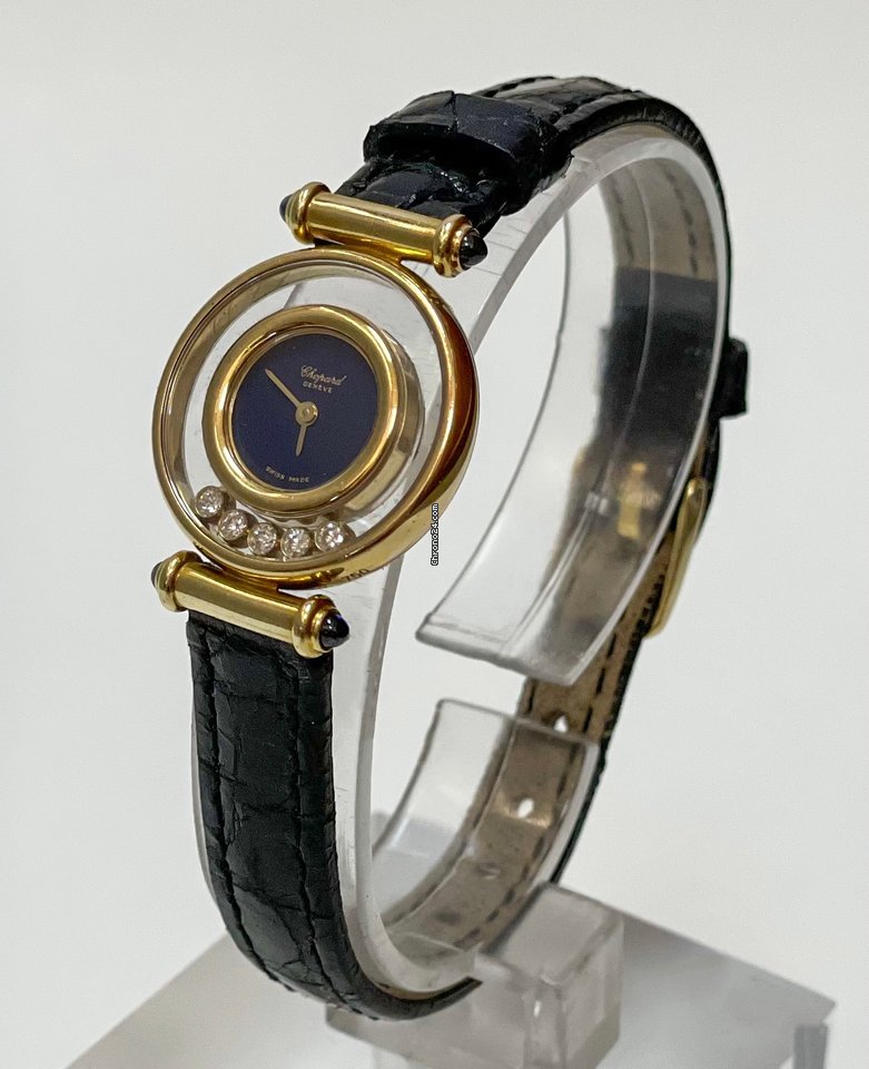 IMG_9081 Chopard Happy Diamonds Womens watch Quartz Yellow gold 20 4780-23 Replica 7