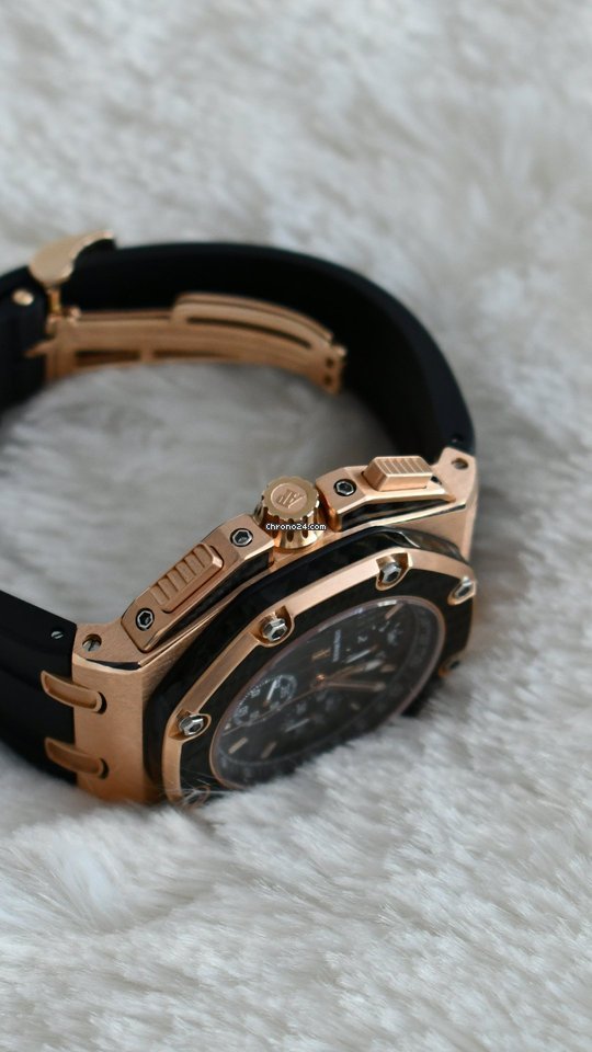 Audemars Piguet Royal Oak Offshore Chronograph Mens watch Unisex Automatic Rose gold 26030RO.OO.D021IN.01 Replica 7