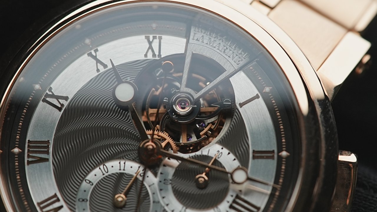 IMG_9081 Breguet Marine Mens watch Unisex Rose gold 5837BR 92 RZ0 Replica 7