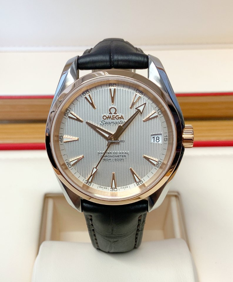 Omega Seamaster Aqua Terra Mens watch Unisex Automatic Gold Steel 231.23.39.21.02.001 Replica 7
