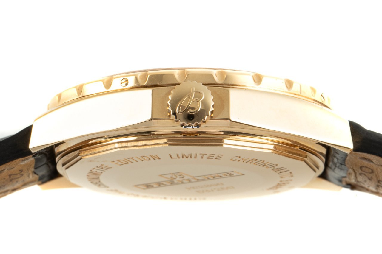 IMG_9081 Breitling Chrono-Matic Mens watch Unisex Automatic Yellow gold H22360 Replica 7