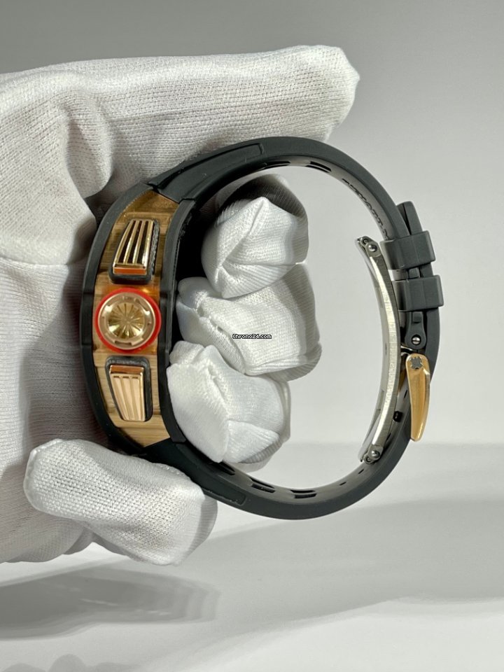 IMG_9081 Richard Mille RM 011 Mens watch Unisex Automatic Rose gold RM11 F1 Lotus Romain Grosjean Replica 7