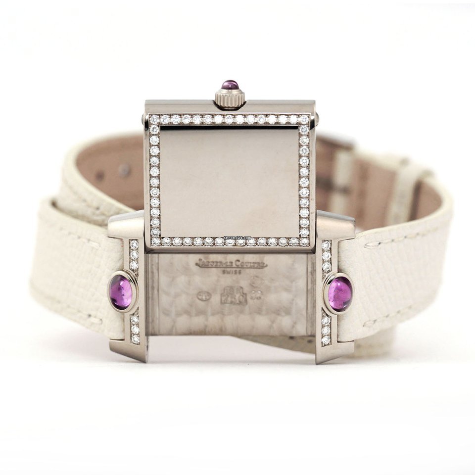IMG_9081 Jaeger-LeCoultre Reverso Womens watch White gold Q2623402 Replica 7