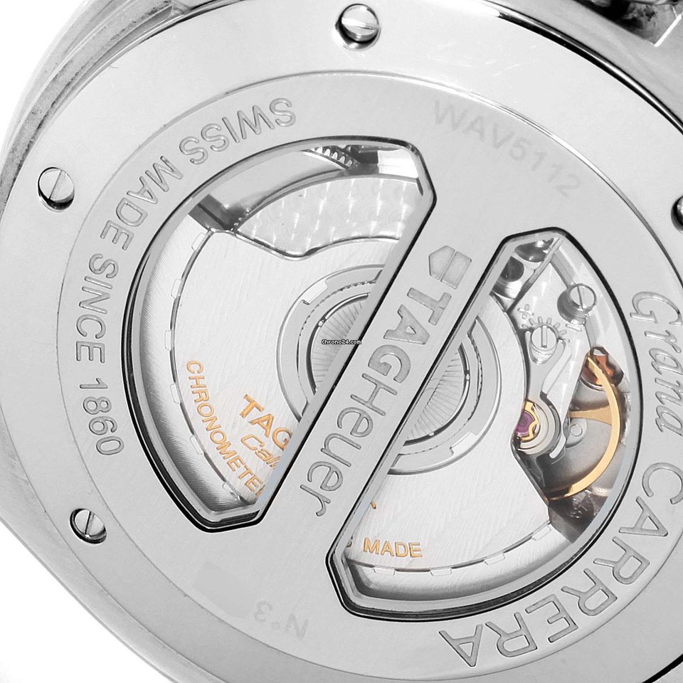 IMG_9081 TAG Heuer Grand Carrera Mens watch Unisex Automatic Steel WAV5112.BA0901 Replica 7