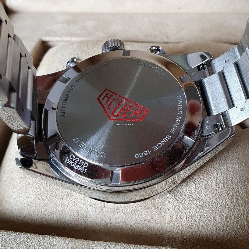 IMG_9081 TAG Heuer Carrera Calibre 17 Mens watch Unisex Automatic Steel CV211D.BA0739 Replica 7