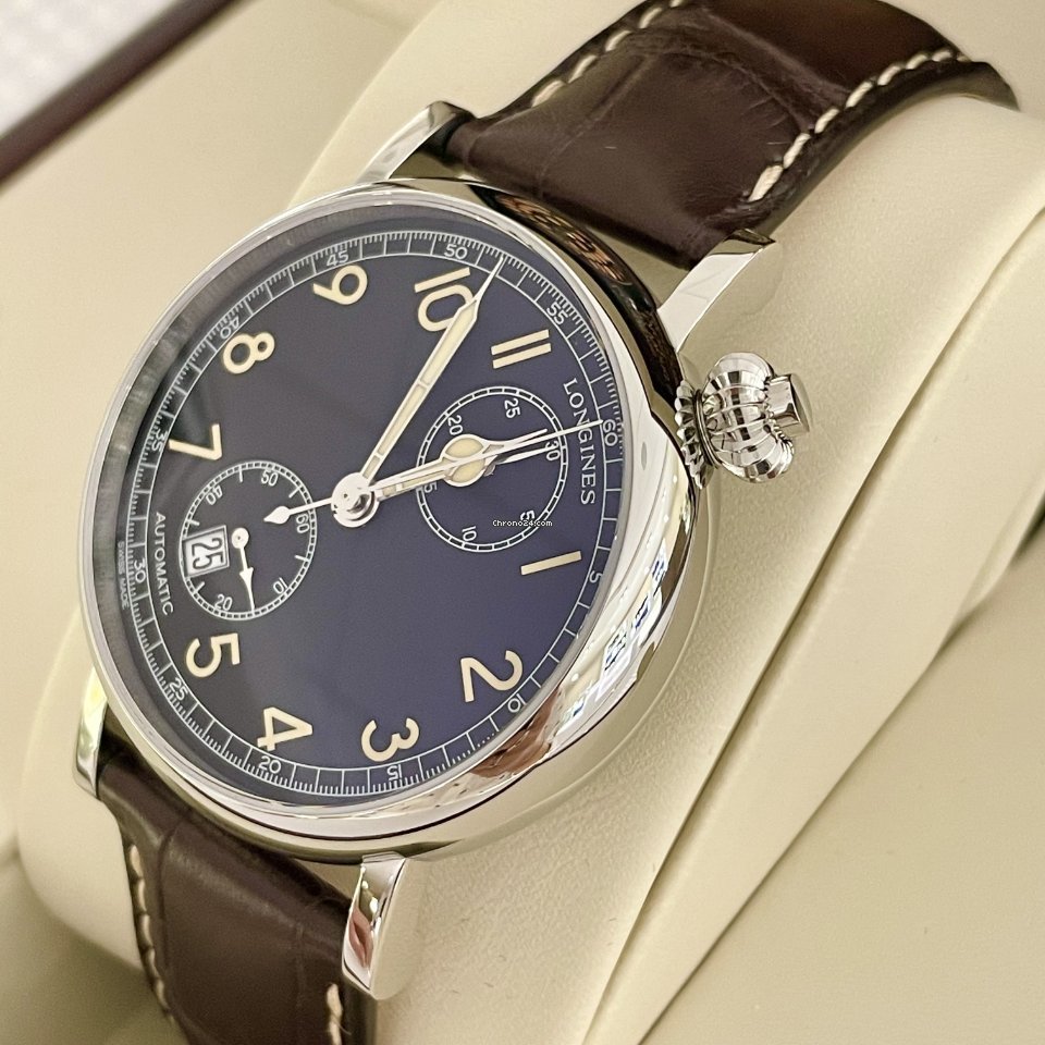 IMG_9081 Longines Avigation Mens watch Unisex Automatic Steel L2.812.4.53.2 Replica 7