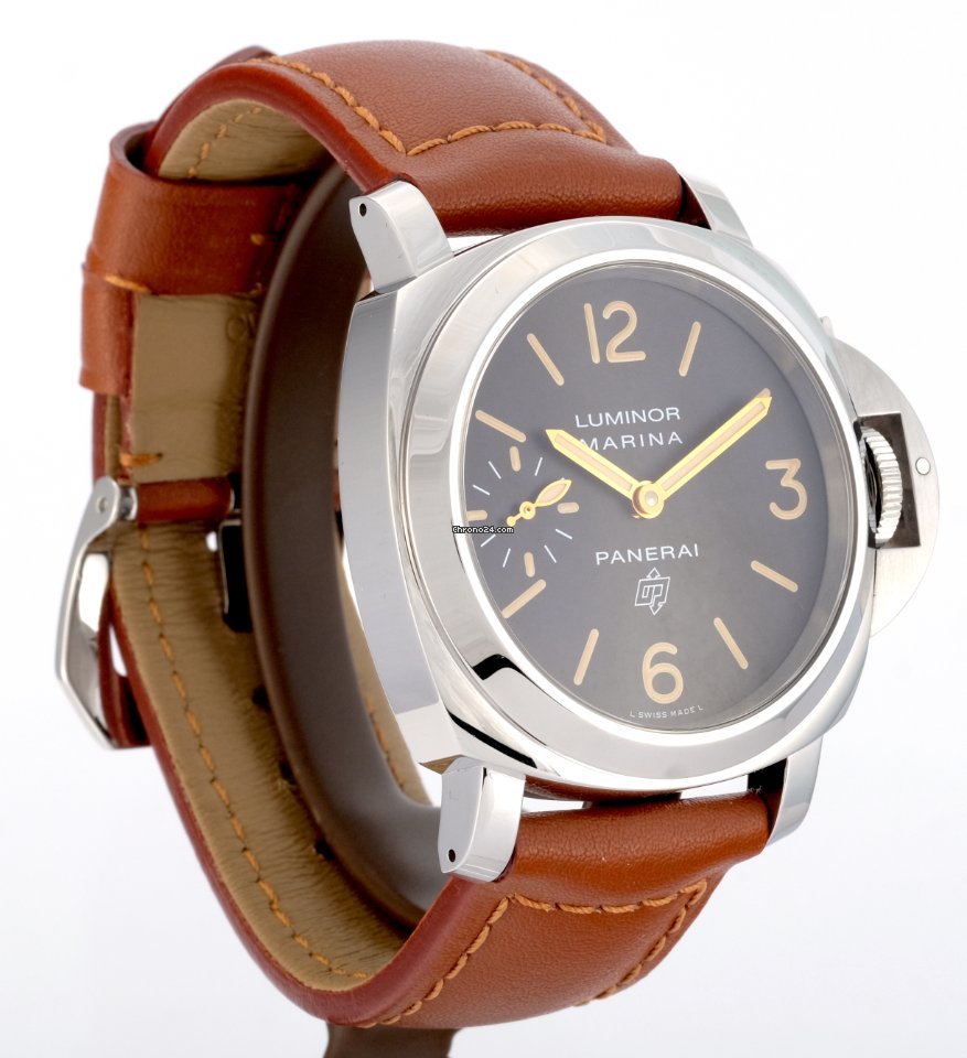 Panerai Luminor Marina Mens watch Unisex Manual winding Steel PAM 00632 Replica 7