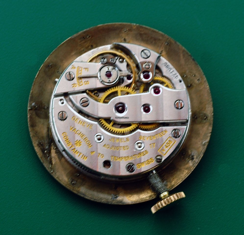 IMG_9081 Vacheron Constantin Mens watch Unisex Manual winding Rose gold 18k Rose Gold VINTAGE 1944 Vacheron Constantin Replica 7