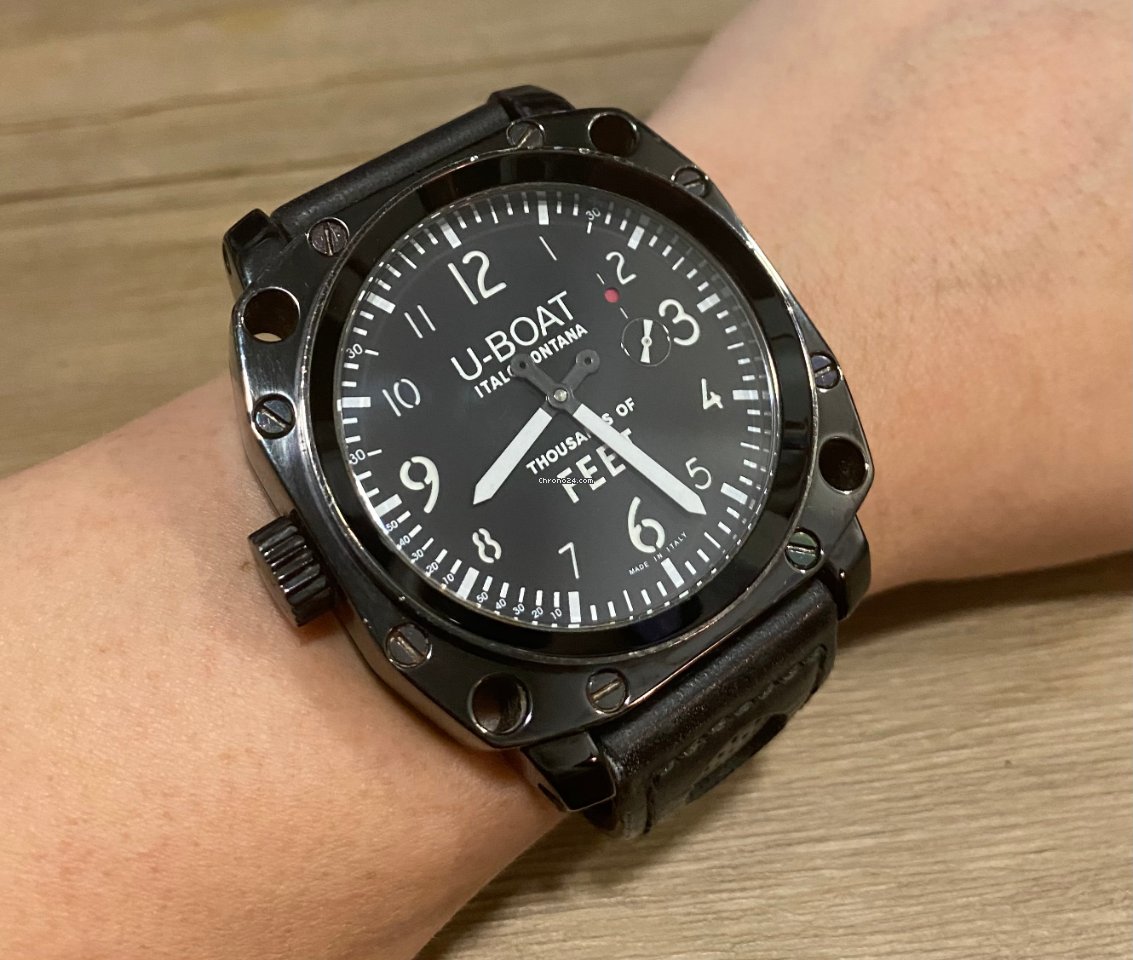 IMG_9081 U-Boat Thousands of Feet Mens watch Unisex Manual winding Steel Thousands of Feet Replica 7