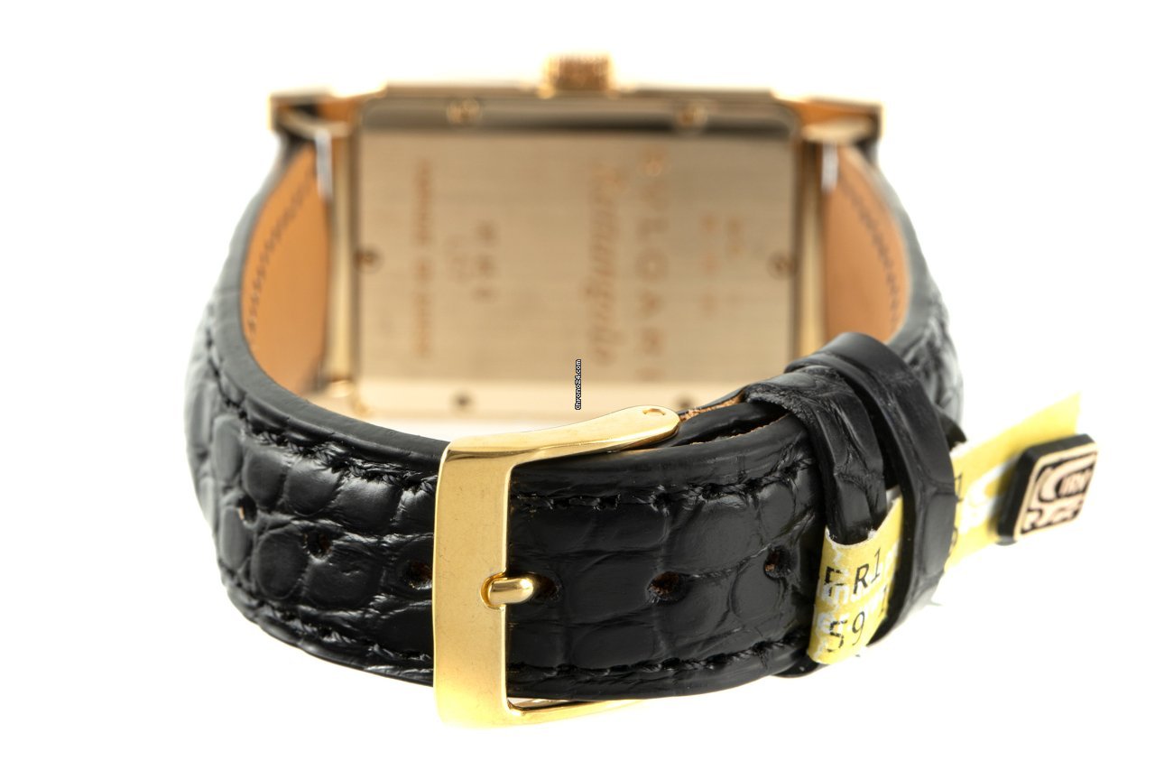 Bulgari Rettangolo Mens watch Unisex Automatic Yellow gold RT45G Replica 7