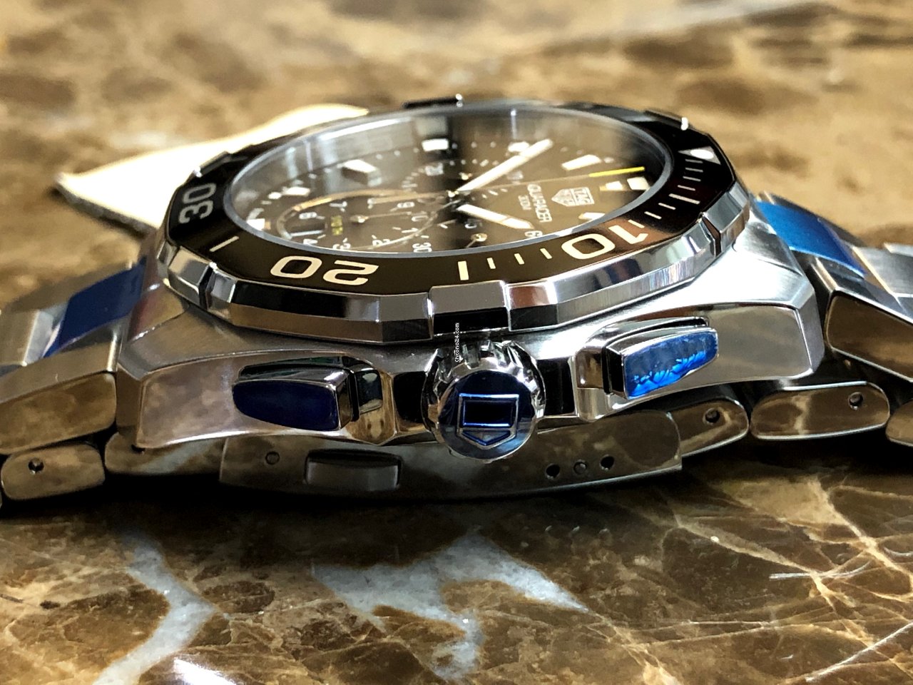 IMG_9081 TAG Heuer Aquaracer 300M Mens watch Unisex Quartz Steel CAY111A.BA0927 Replica 7