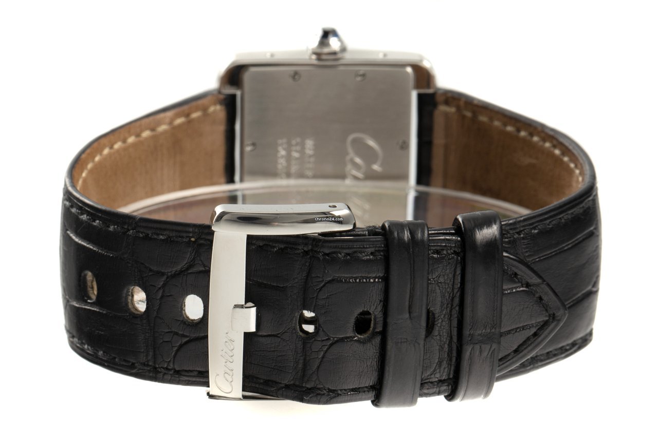 Cartier Tank Divan Mens watch Unisex Quartz Steel 2600 Replica 7
