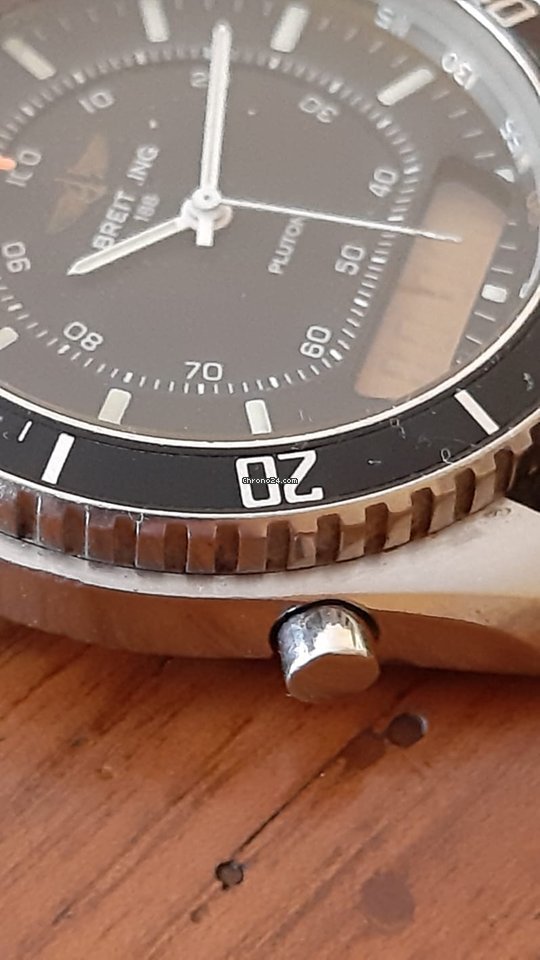 IMG_9081 Breitling Pluton Mens watch Unisex Quartz Steel 80191 Replica 7