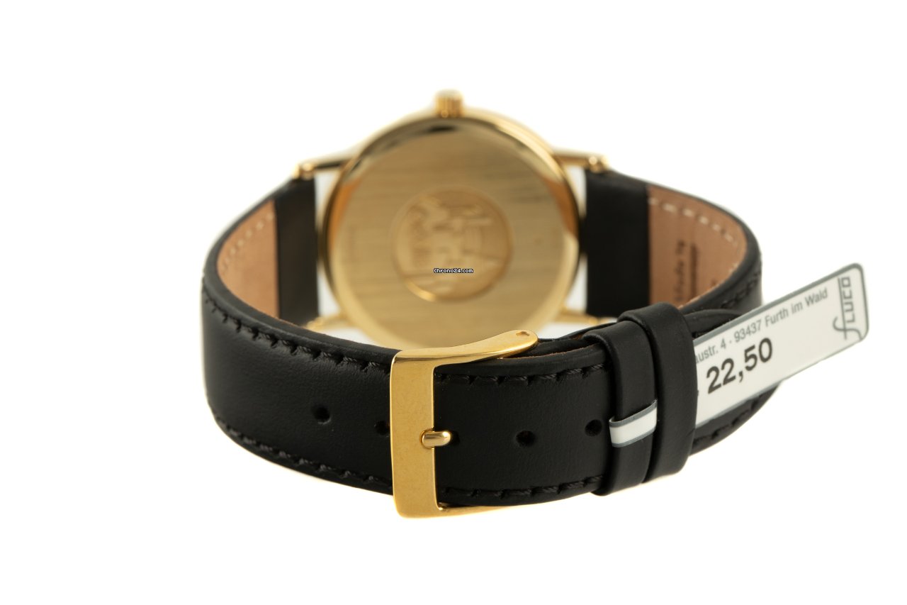 Omega De Ville Mens watch Unisex Quartz Yellow gold 196.2432 Replica 7
