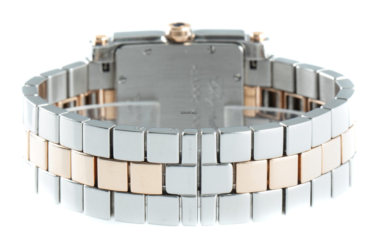 IMG_9081 Chopard Happy Sport Womens watch Quartz Gold Steel 278498-9001 Replica 7
