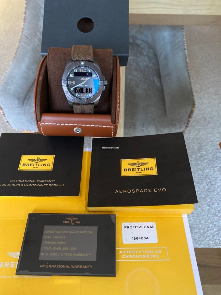 IMG_9081 Breitling Aerospace EVO Mens watch Unisex Quartz Titanium V7936310 BD60 Replica 7