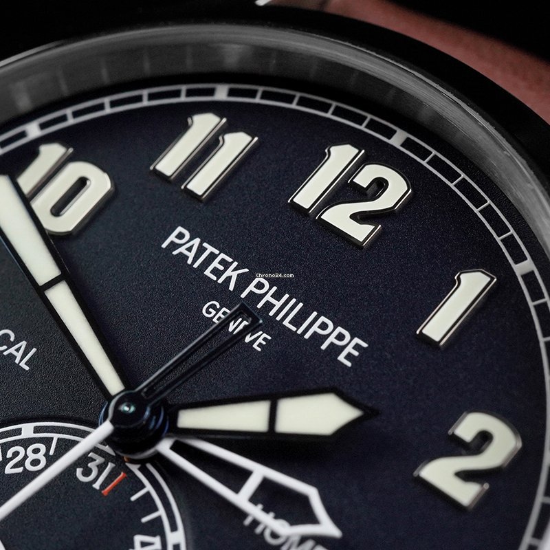 IMG_9081 Patek Philippe Travel Time Mens watch Unisex Automatic White gold 5524G-001 Replica 7