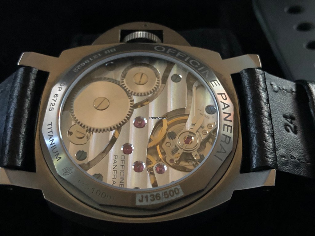 Panerai Luminor Marina Mens watch Unisex Manual winding Titanium PAM 00177 Replica 7