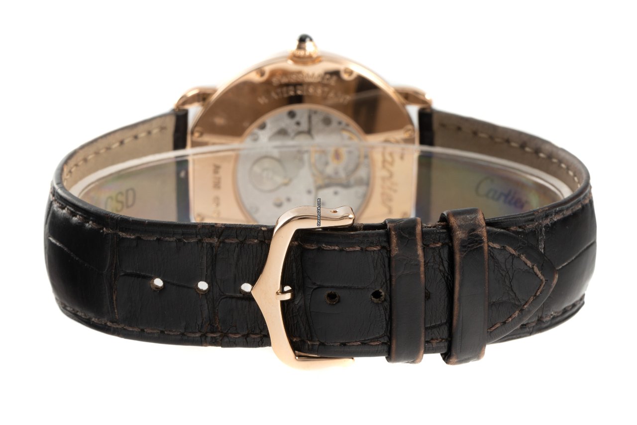IMG_9081 Cartier Ronde Louis Cartier Mens watch Unisex Manual winding Red gold W6800251 Replica 7