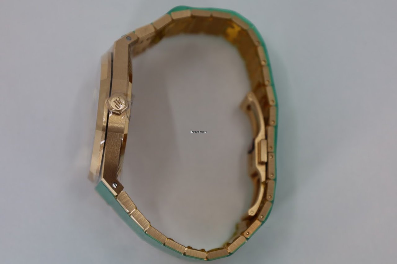 IMG_9081 Audemars Piguet Royal Oak Selfwinding Mens watch Unisex Automatic Rose gold 15400OR.OO.1220OR.03 Replica 7