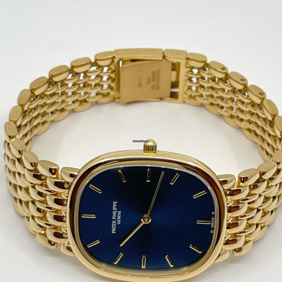 IMG_9081 Patek Philippe Golden Ellipse Mens watch Unisex Automatic Yellow gold 3738 122 Replica 7