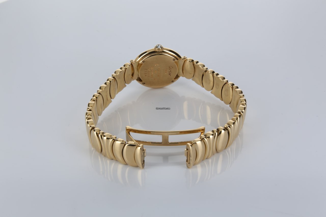 IMG_9081 Cartier Womens watch Quartz Yellow gold 878999 Replica 7