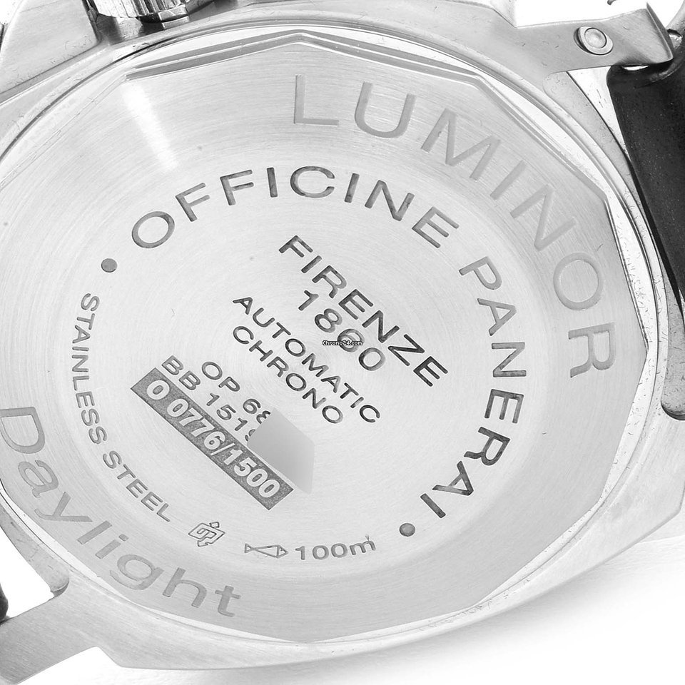 IMG_9081 Panerai Luminor Chrono Mens watch Unisex Automatic Steel PAM00356 Replica 7