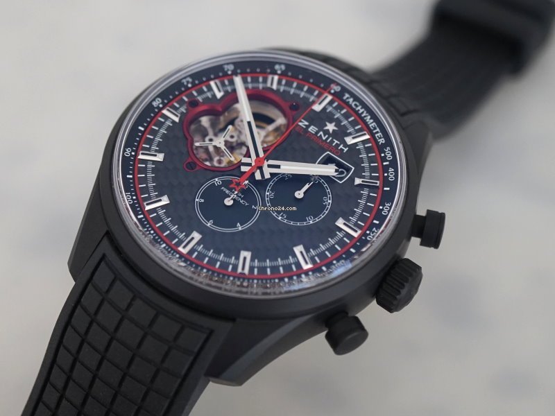 IMG_9081 Zenith El Primero Chronomaster Mens watch Unisex Automatic Ceramic 24.2160.4063 28.R515 Replica 7