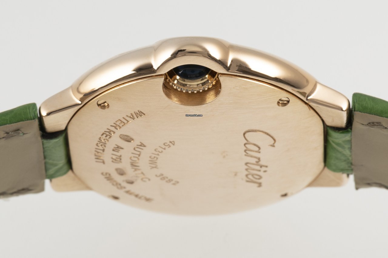 IMG_9081 Cartier Ballon Bleu 33mm Womens watch Automatic Red gold WE902063 Replica 7