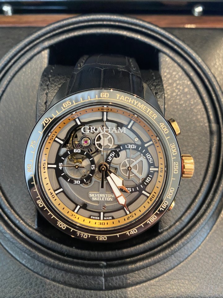 Graham Silverstone RS Mens watch Unisex Automatic Steel 2STAZ.B02A.C160H Replica 7