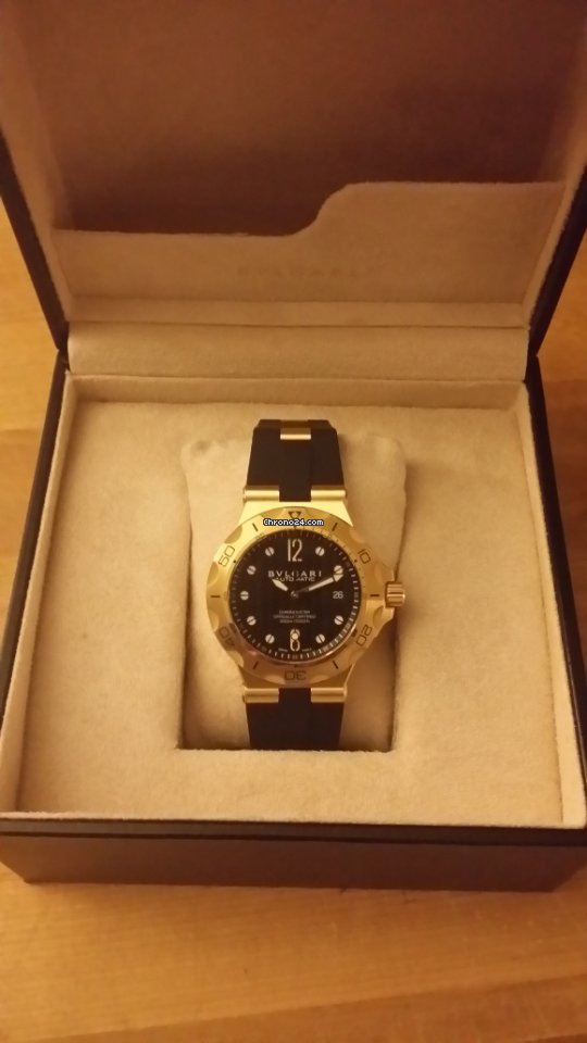 Bulgari Diagono Mens watch Unisex Automatic Yellow gold DP42BGVDSD Replica 7