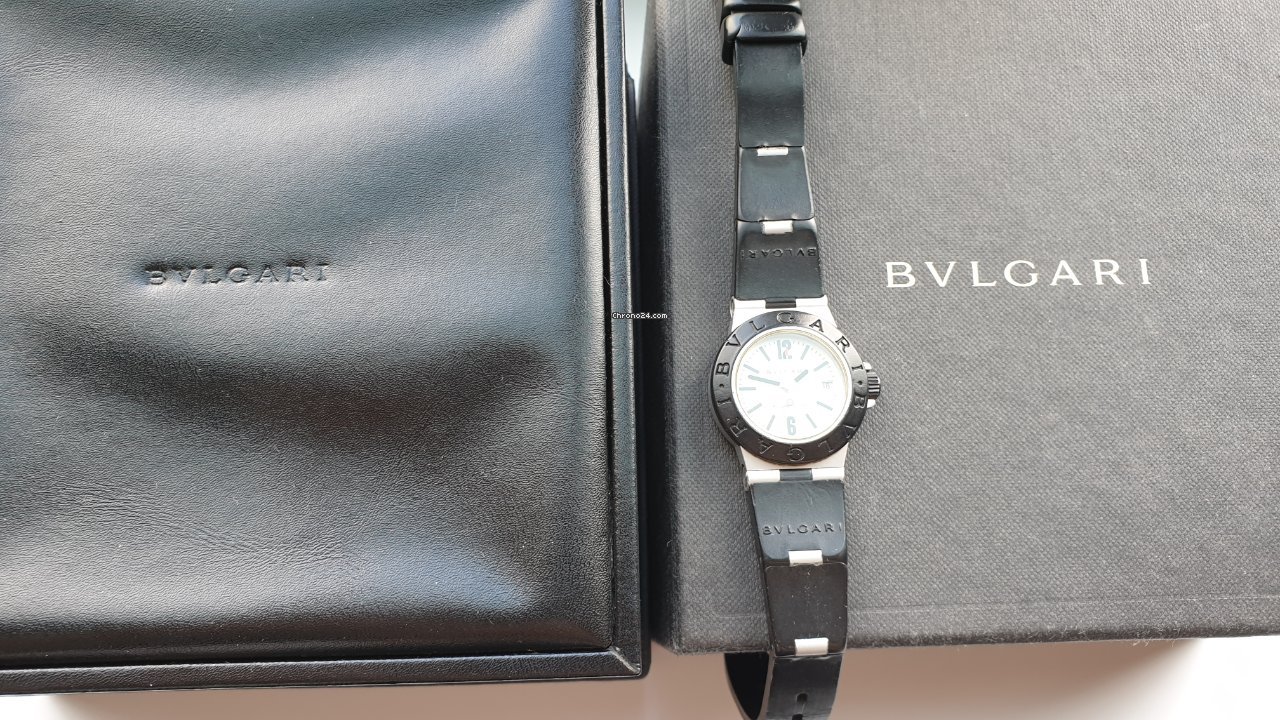 IMG_9081 Bulgari Diagono Womens watch Quartz Aluminum AL 29 TA Replica 7