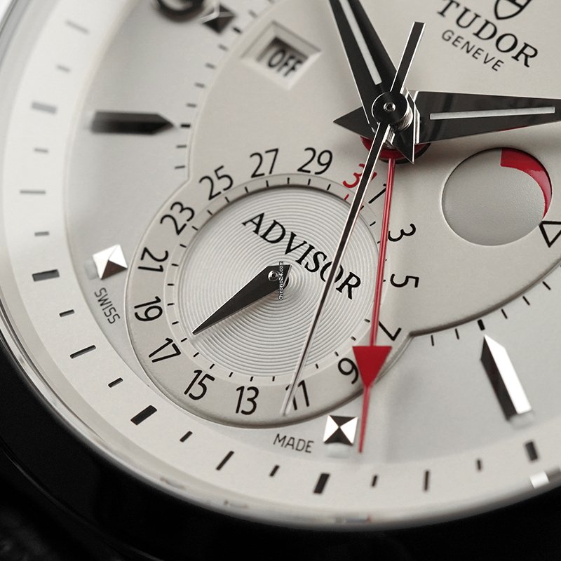 IMG_9081 Tudor Heritage Advisor Mens watch Unisex Manual winding Titanium 79620T-0011 Replica 7